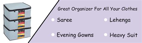 PrettyKrafts™ Presents Non Woven Saree Cover Storage Bags for Clothes ...