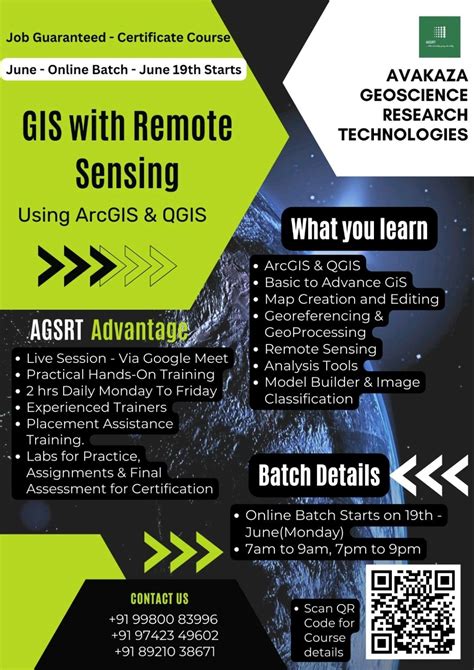 Admission open for online classes for certificate course on GIS with ...