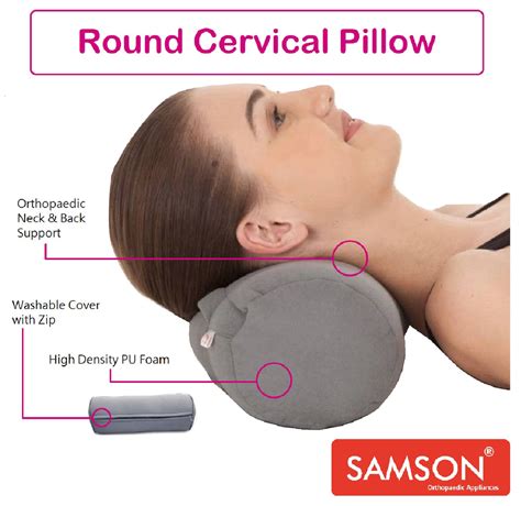 Samson Round Cervical SPONDYLOSIS Pillow (तकिया) (Universal Size ...