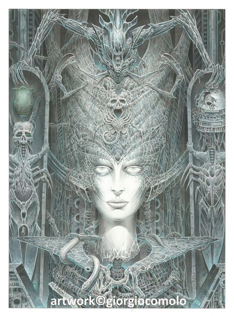 Woman - Tribute to H.R. Giger (2022), in Giorgio Comolo's Commission Examples - Tribute to the ...