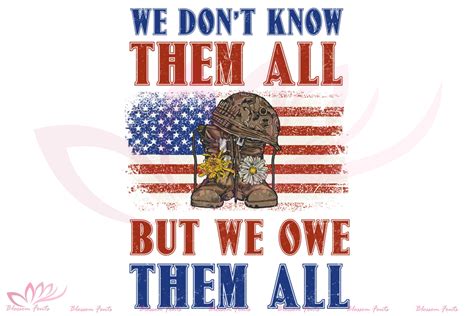 Memorial Day Sayings Sublimation Bundle By BlossomFonts | TheHungryJPEG