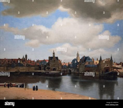 View of delft by johannes vermeer hi-res stock photography and images ...