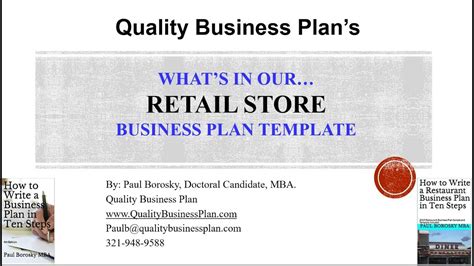 Retail Business Plan Template 的图像结果