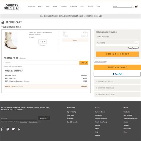 Country Outfitter Promo Codes - $20 Off | December 2024