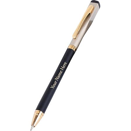 CrownLit Personalized Premium Wooden Pen with Jotter refill and ...