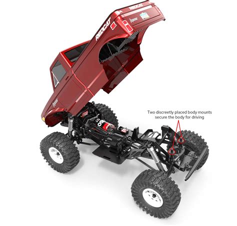 REDCAT RACING – ASCENT 1/10 SCALE ROCK CRAWLER – RED – Amazing RC Store Shop