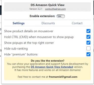 Image result for Ds Amazon Quick View Extension for Edge
