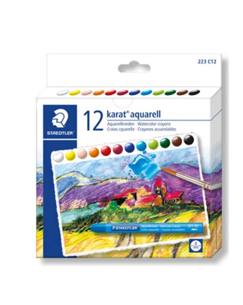 htconline.in| Staedtler Karat Aquarell Water Colour Crayons - Set of 12 ...