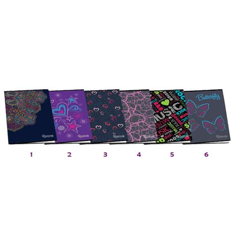 Sveska A4 sitan karo ženski dezeni PULSE 220241 | Volim svoj dom