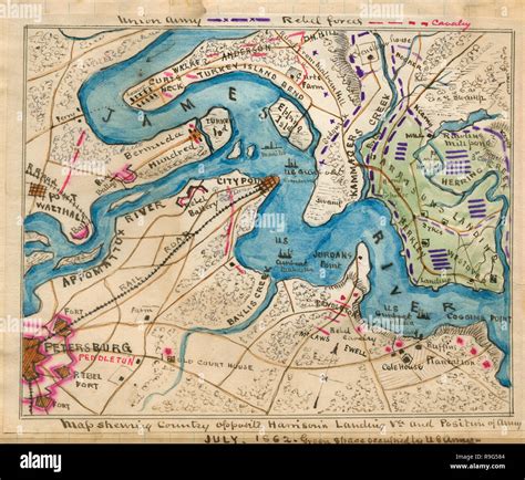 Map Of Virginia James River at Frances Storey blog