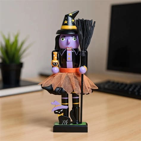 Halloween Nutcrackers Soldier Figurine Model Wooden Handpainted ...