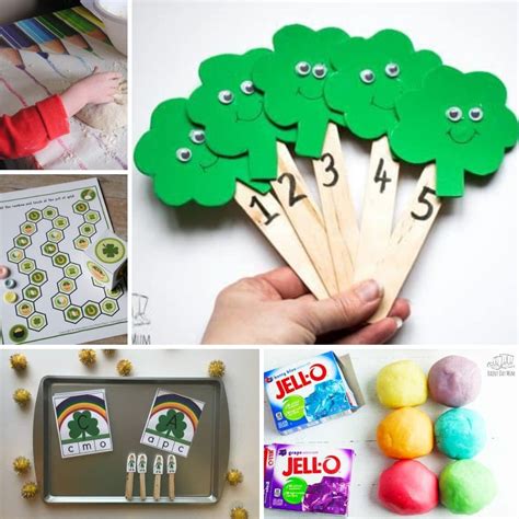 10 Fun Shamrock Crafts for Toddlers and Preschooler for St Patrick's Day