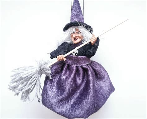 Good Luck KITCHEN WITCH DOLL Witch With Broom Fairy - Etsy