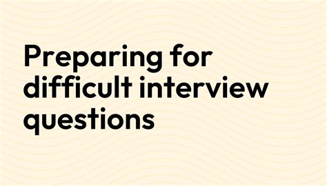 Image result for Difficult Interview Questions