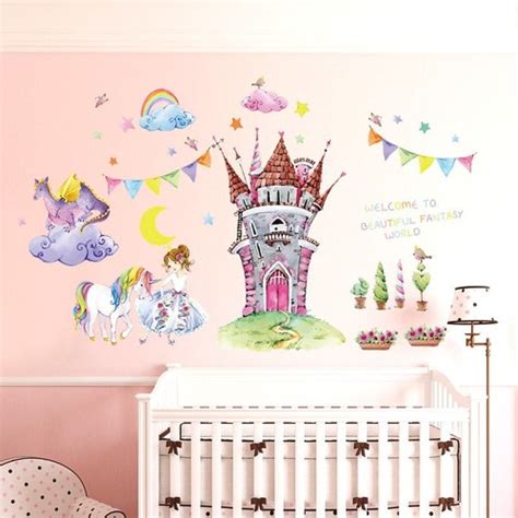 Fairy Tale World Cartoon Children Wall Stickers For | Ubuy India