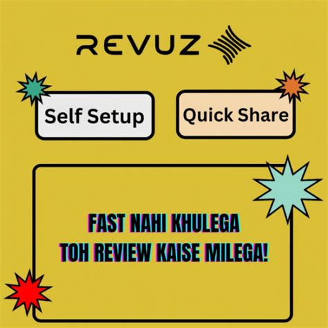 REVUZ Premium Acrylic Google Review Standee