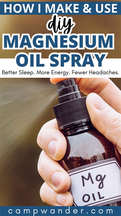 Make Your Own Magnesium Oil Plus | Magnesium oil benefits, Magnesium ...