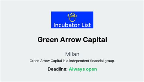 Green Arrow Capital - Key Information