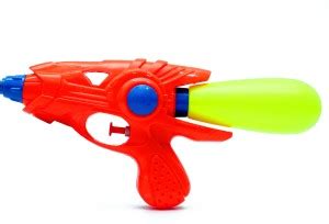 IMPULSESONIC Plastic Pressure Water Gun Pichakaree Toy for Children for ...