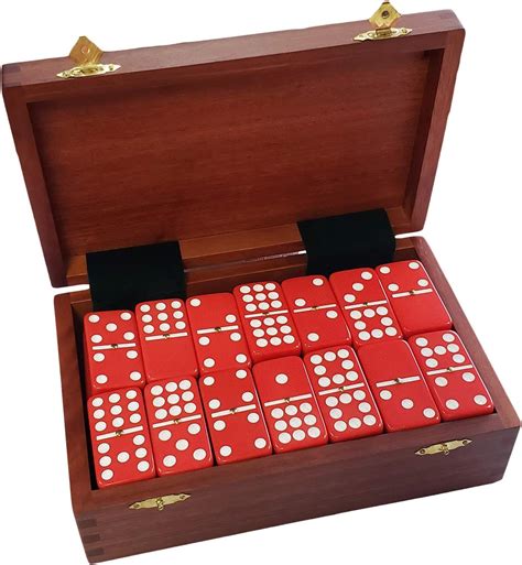 Amazon.com: Marion Double 9 Domino Set (55 Tiles) Jumbo Tournament ...