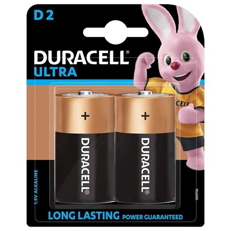 Duracell D size Alkaline (2pc pack) - Battery Source