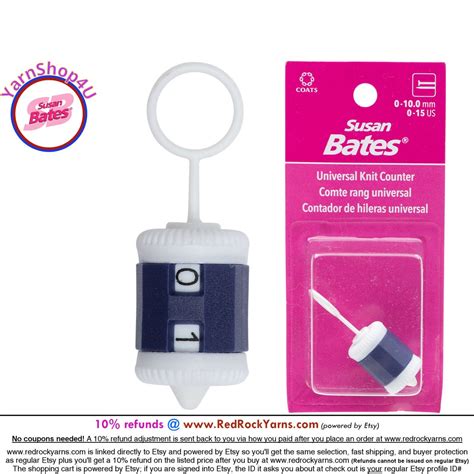 Universal Row Counter. Susan Bates Manual Dial Counter With Ring to Hang From Hook or Needle ...