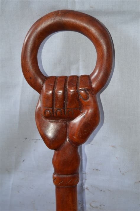 On Sale Hand-carved "human Hand" Walking Stick: A Unique Work of ...