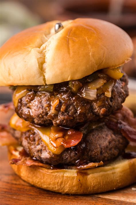 BBQ Bacon Burgers - Life Love Liz