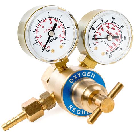 Single Stage Double Gauge High Quality Oxygen Gas Pressure Regulator ...