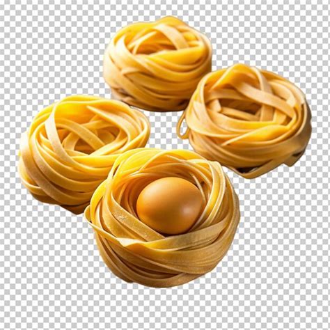 Pasta nest isolated on transparent background | Premium AI-generated PSD