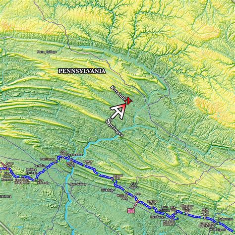 Official Central Pennsylvania Appalachian Trail Maps App Appalachian ...