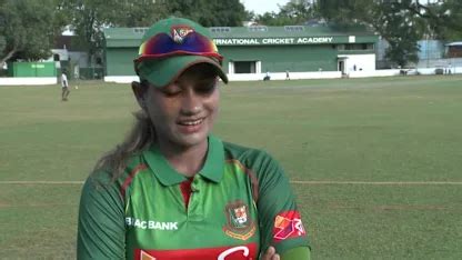Jahanara Alam Interview after great peformance against Ireland | ICC ...