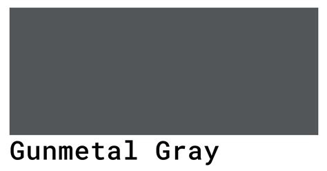 What Is Gunmetal Color