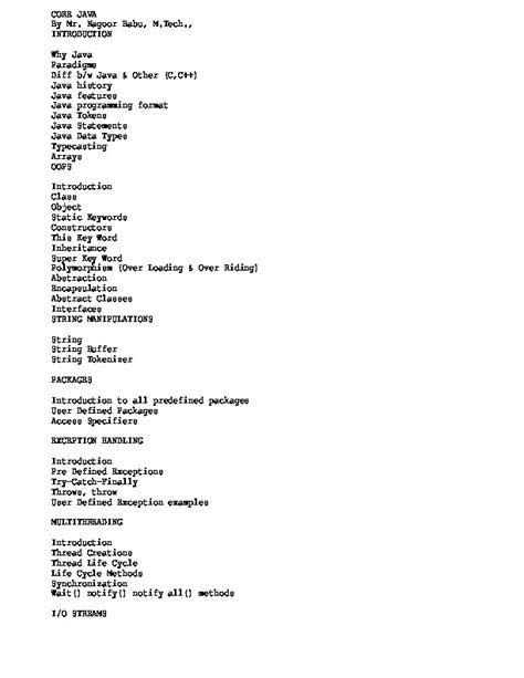 Core Java Tutorial by Durga Sir 的图像结果