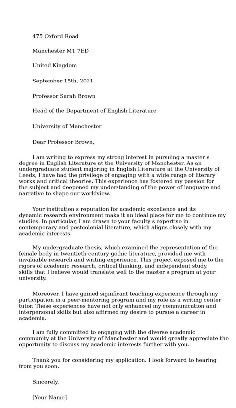 2 Examples of Motivation Letter Example For University