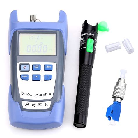 Fiber Optical Power Meter with 20mW 20KM Aluminum Visual Fault Locator ...