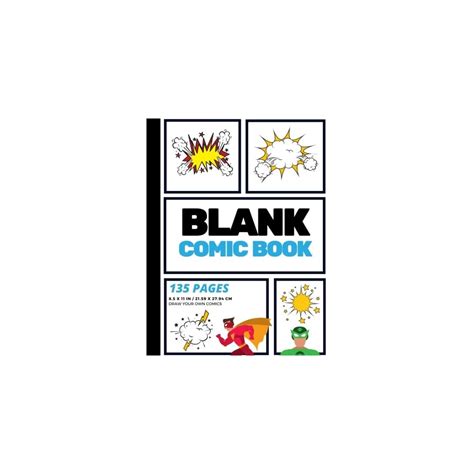 Buy Blank Comic Book: Create Your Own Comic Strip, Blank Comic Panels ...