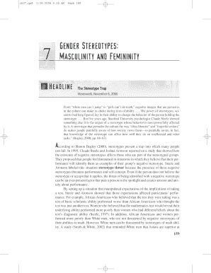 Fillable Online Gender Stereotypes: Fax Email Print - pdfFiller
