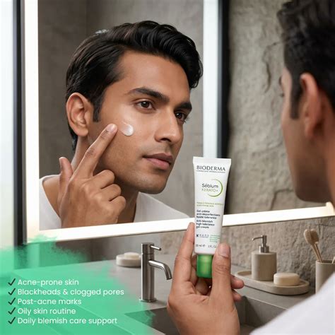 Bioderma Sebium Kerato + Gel Cream | Acne Exfoliating Care