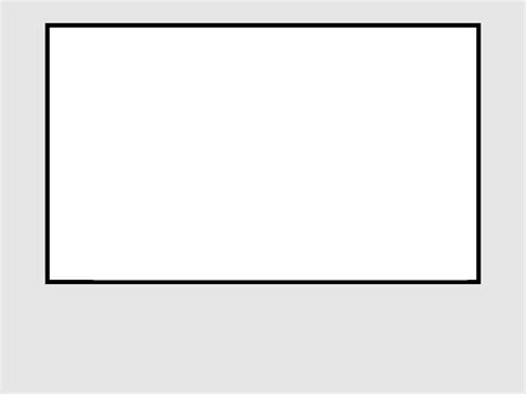 Rectangle Outline With White Background