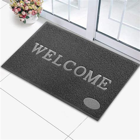 Buy Kuber Industries PVC Door Mat - 24" x 16 inches, Blue, Pack of 1 ...