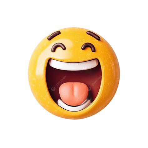 Laughing Emoji With Open Mouth, Emoticon, Laughing, Fun PNG Transparent ...