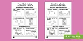 Phase 5 EYFS Reading Comprehension Activity 3
