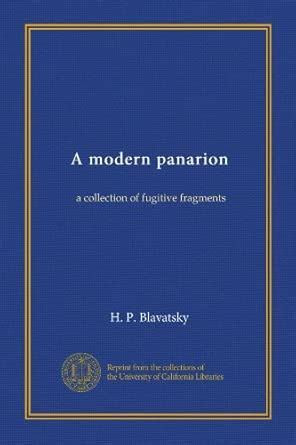 A modern panarion: a collection of fugitive fragments : Amazon.in: Books