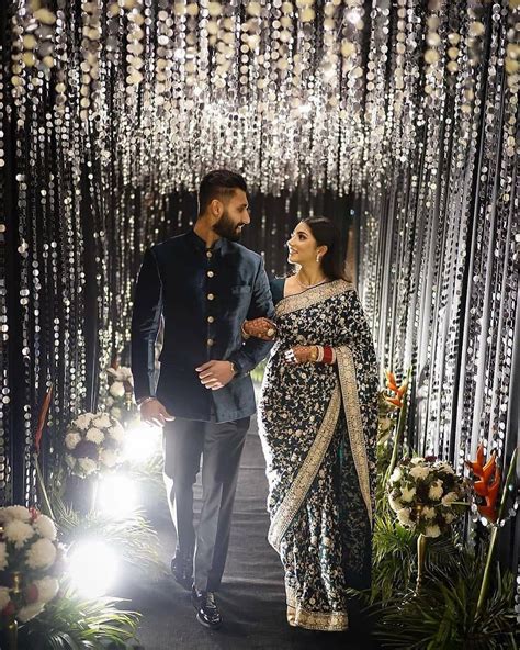 Marriage Reception Dress, Bride Reception Dresses, Wedding Reception Outfit, Couple Wedding ...