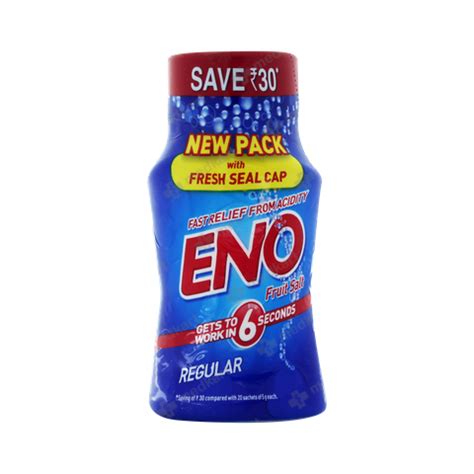 ENO BOTTLE REGULAR POWDER 100 GM : View Price, Combination and ...
