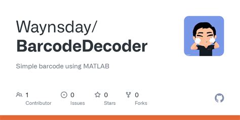 GitHub - Waynsday/BarcodeDecoder: Simple barcode using MATLAB
