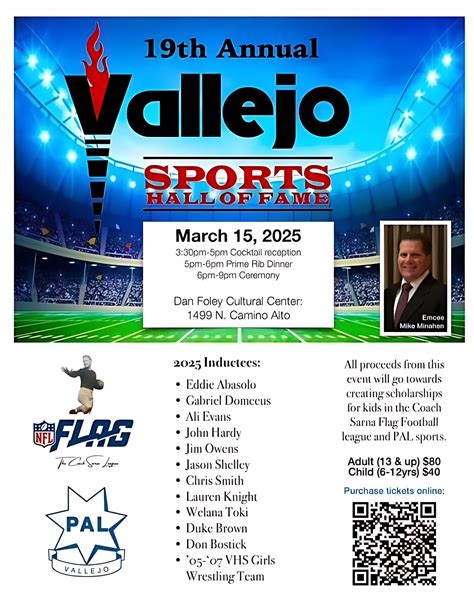 19th Annual Vallejo Sports Hall of Fame — Visit Vallejo