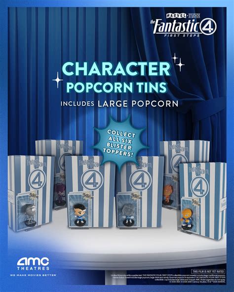 AMC Theaters The Fantastic Four: First Steps Popcorn Buckets – Galactus ...