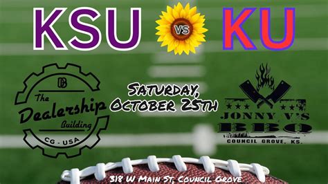 ? KSU vs KU ?, 318 W Main St, Council Grove, KS, United States, Kansas ...
